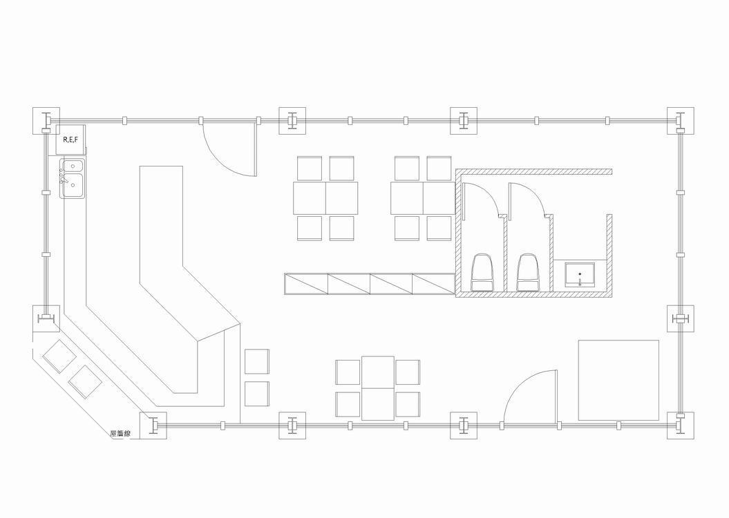 绿建筑概念咖啡厅，简约工业风融入环境共生-24