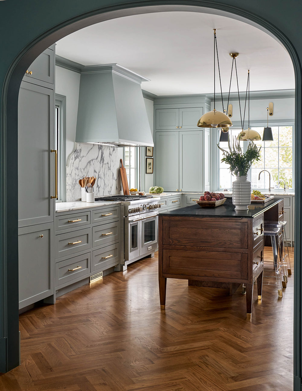 达拉斯美丽住宅 | 淡雅粉彩与花卉壁纸的完美融合-8