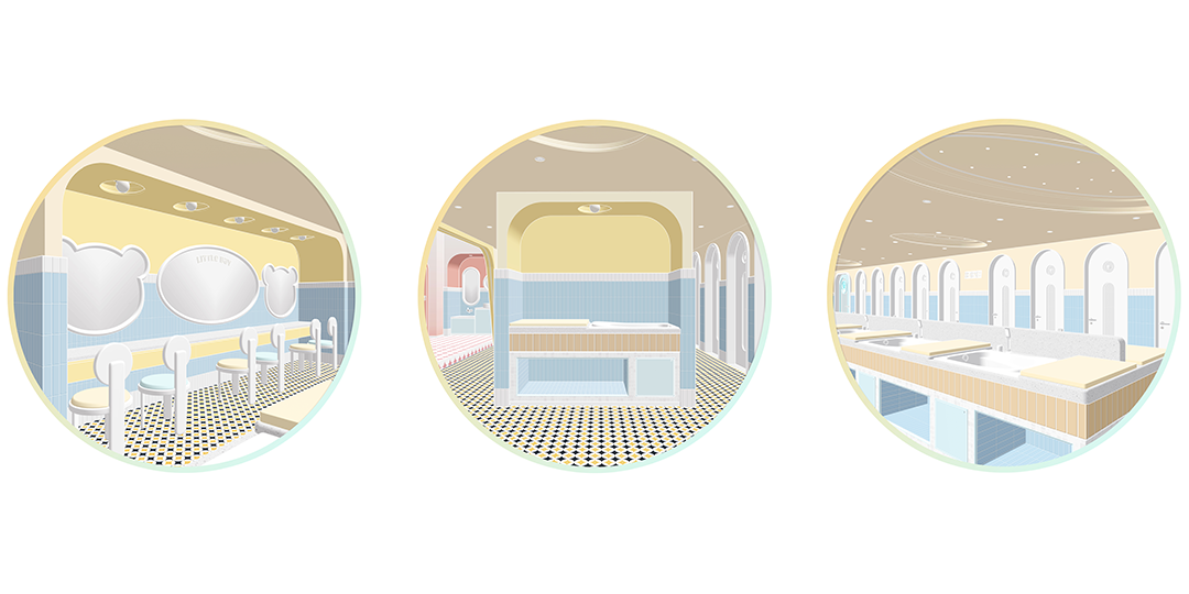 小北亲子游泳俱乐部丨中国上海丨杭州二向箔空间设计-62