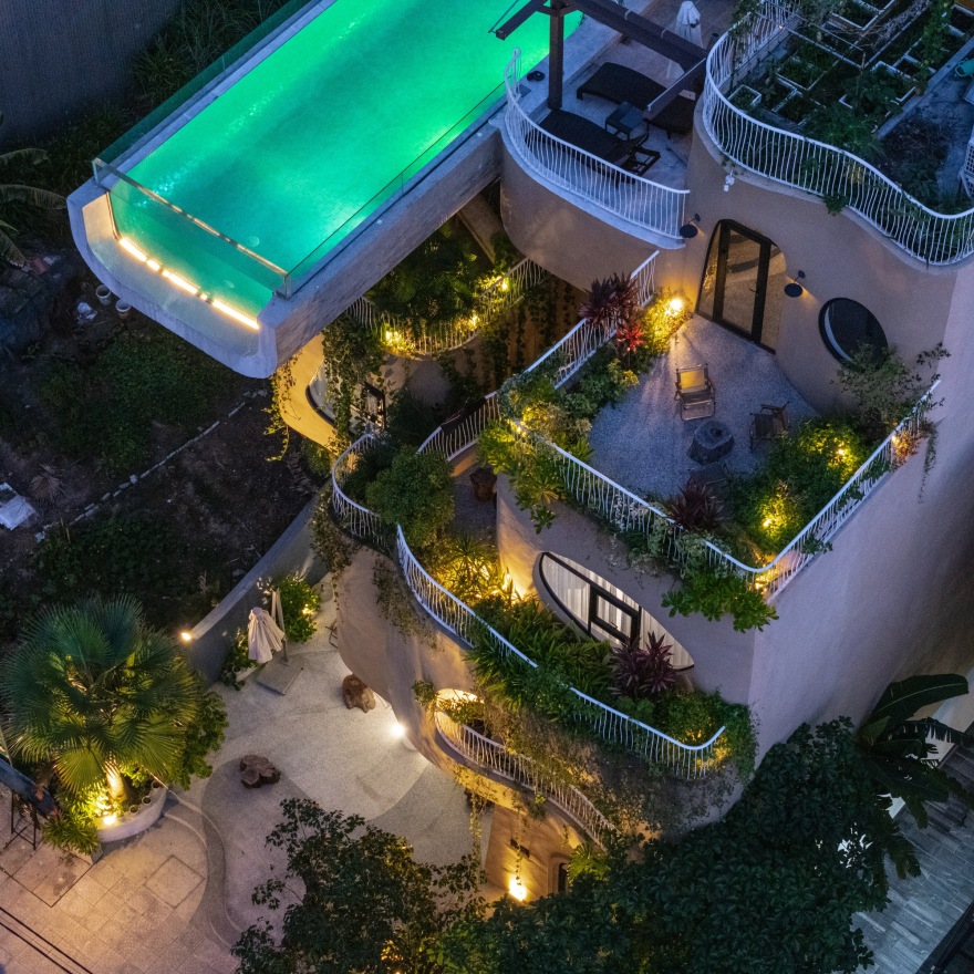 萨哈卡萨精品酒店设计!丨Ho Khue Architects-45