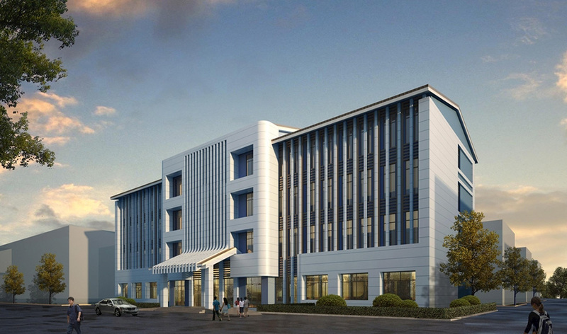 办公楼建筑外观设计案例效果图-15