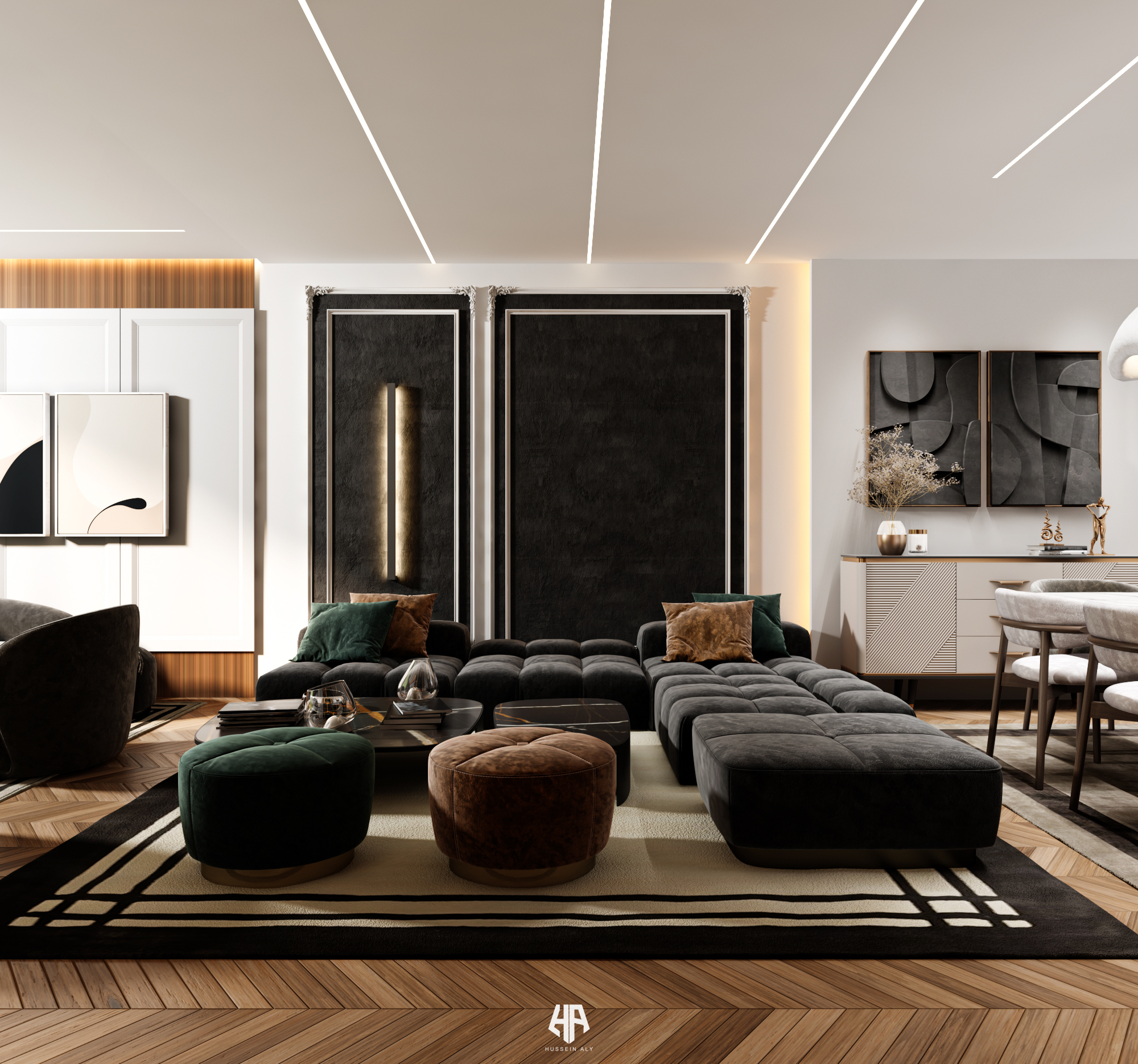 当代接待和起居区设计-5