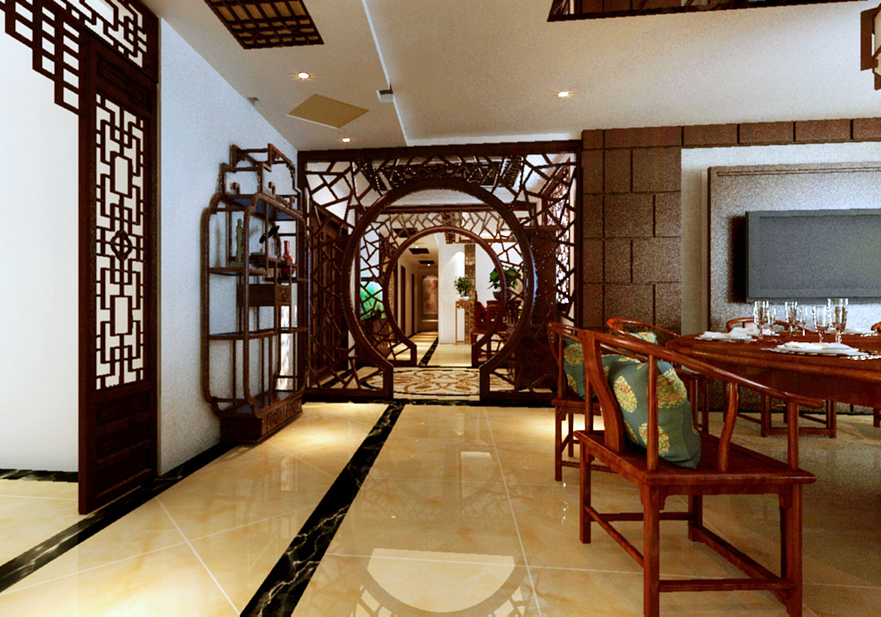 古韵东方 | 中式大宅设计案例解析-23