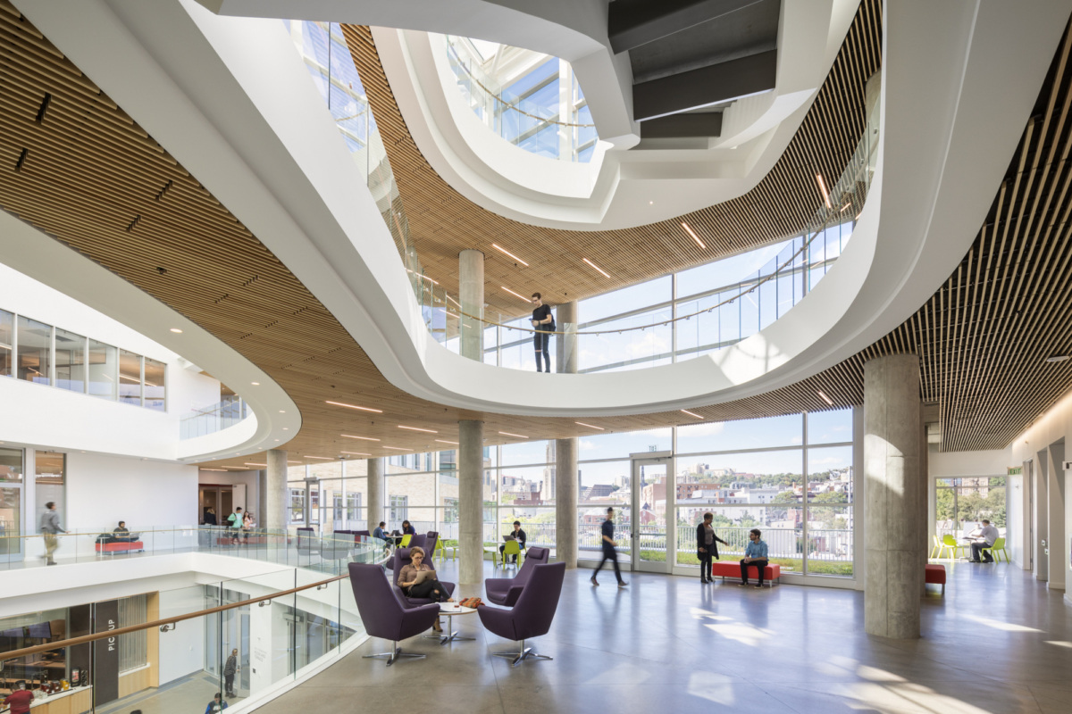 摩尔鲁布尤德尔与文艺复兴 3 建筑师共同打造卡内基梅隆大学商学院大卫·A·特普 quadrangle-25