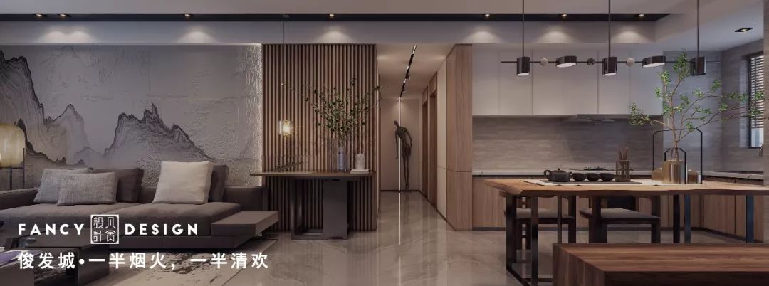 灰白镜遇实景 | 贵阳元琦林居现代简约之家-46