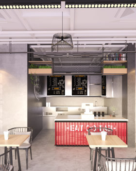 industrial cafeteria design