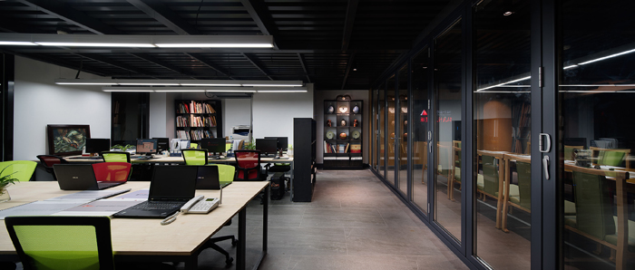 东莞万科中心二栋 201 现代中式办公室设计-17