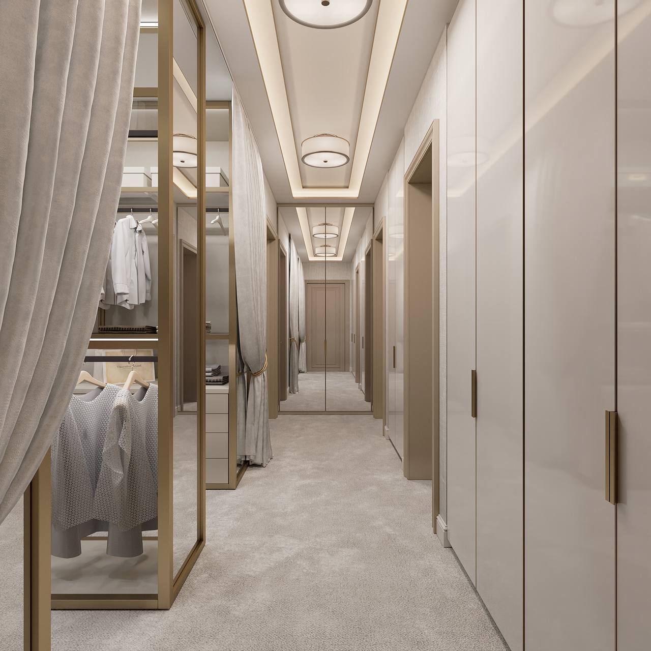 金色和白色搭配出高级感 | DE＆DE-35