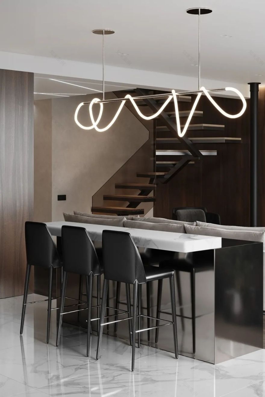 127㎡顶层复式简约干练公寓设计丨KYDE.architects-8