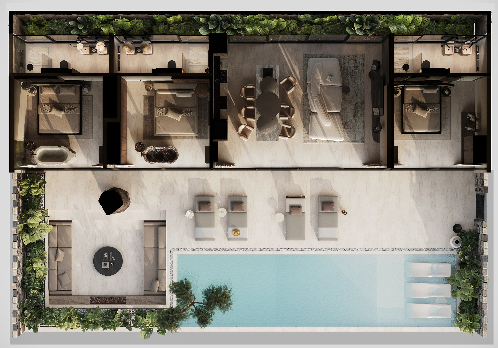 乌布大别墅丨印度尼西亚巴厘丨Bodes studio-80