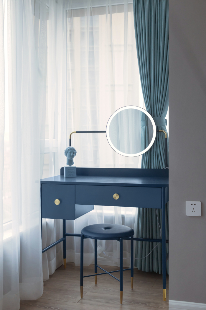 精装房逆袭,浪漫轻奢空间的软装魔法-61