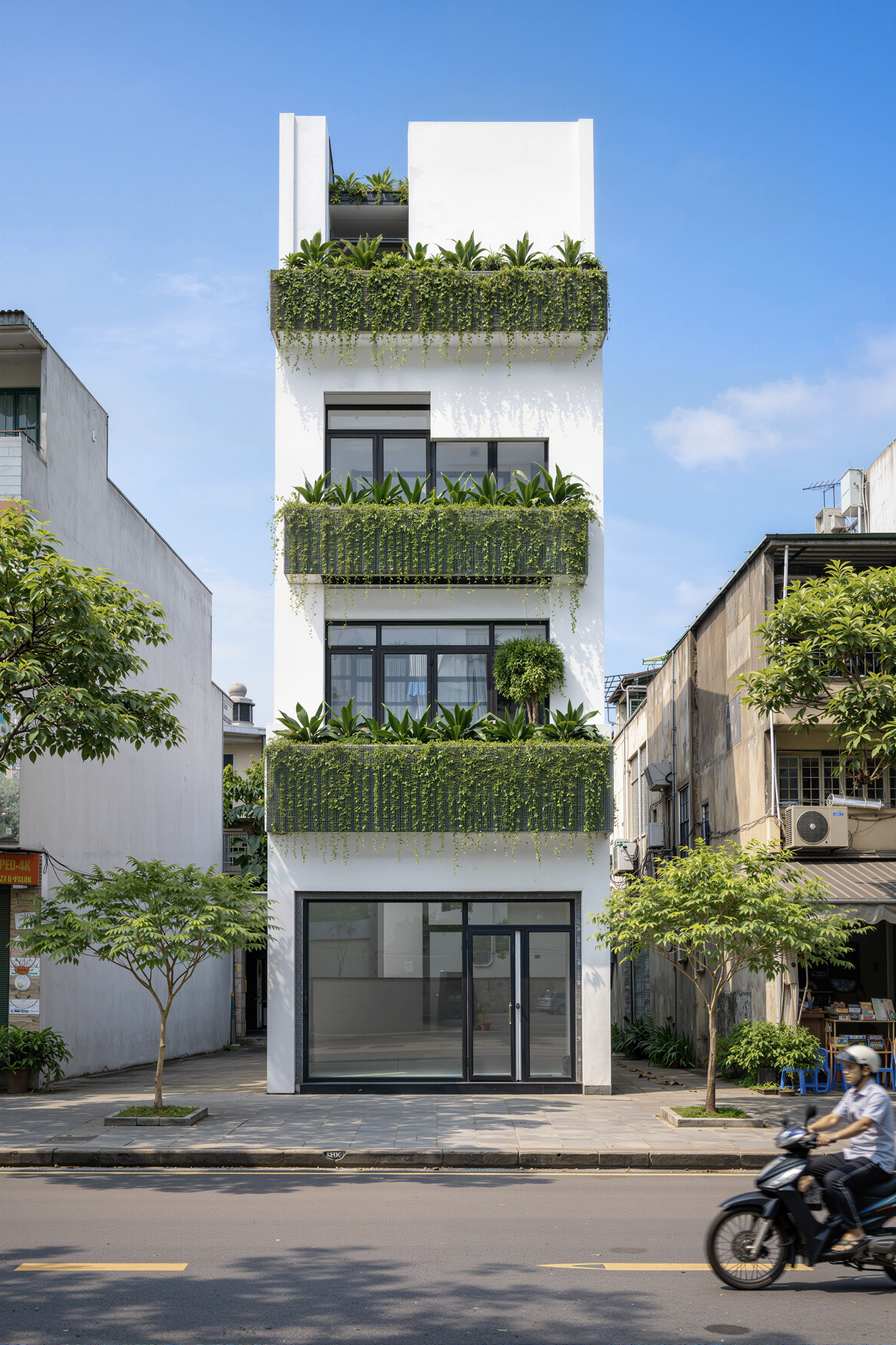 Townhouse概念立面设计丨Phuong Red-8