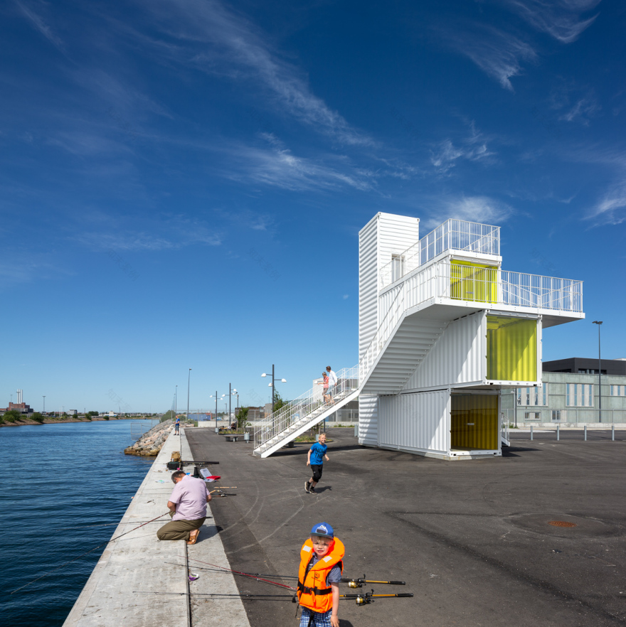 哥本哈根码头航站楼,绿色环保与公共休闲的融合-23