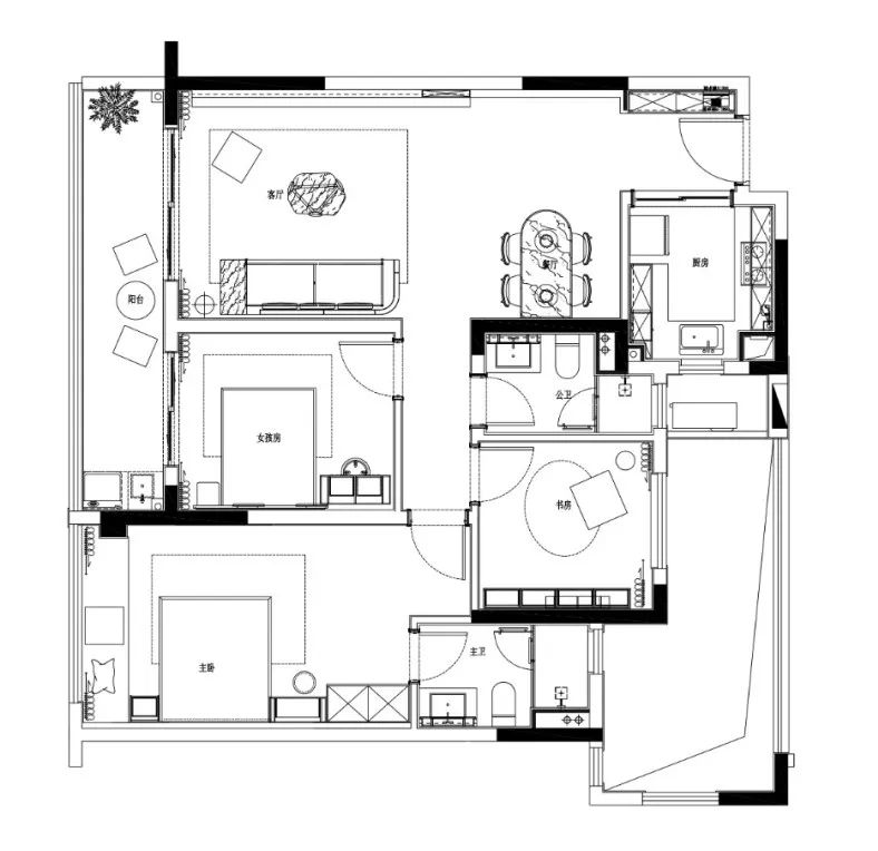 金成·江潮鸣汇样板间设计丨中国衢州丨EH DESIGN GROUP棣品软装陈设团队-46