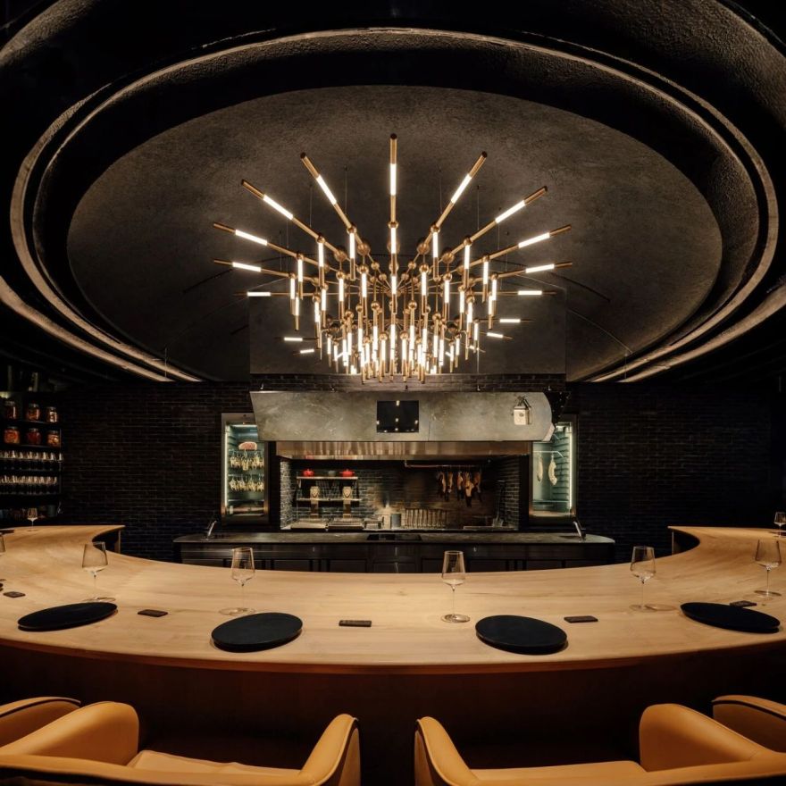 迪拜Leña餐厅设计揭秘:如何通过空间激发感官体验-12