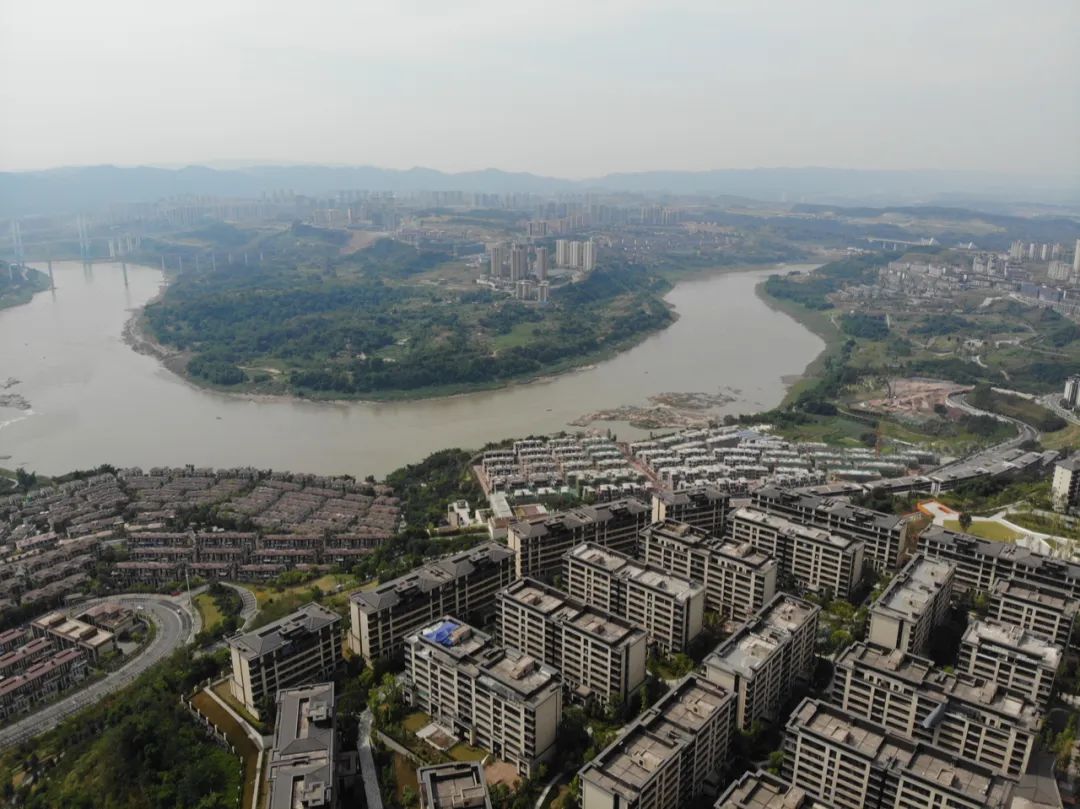 嘉陵江天 · 220㎡天际大平层的阔景设计与生活品味丨中国渝北丨澹然团队,橙色软装-8