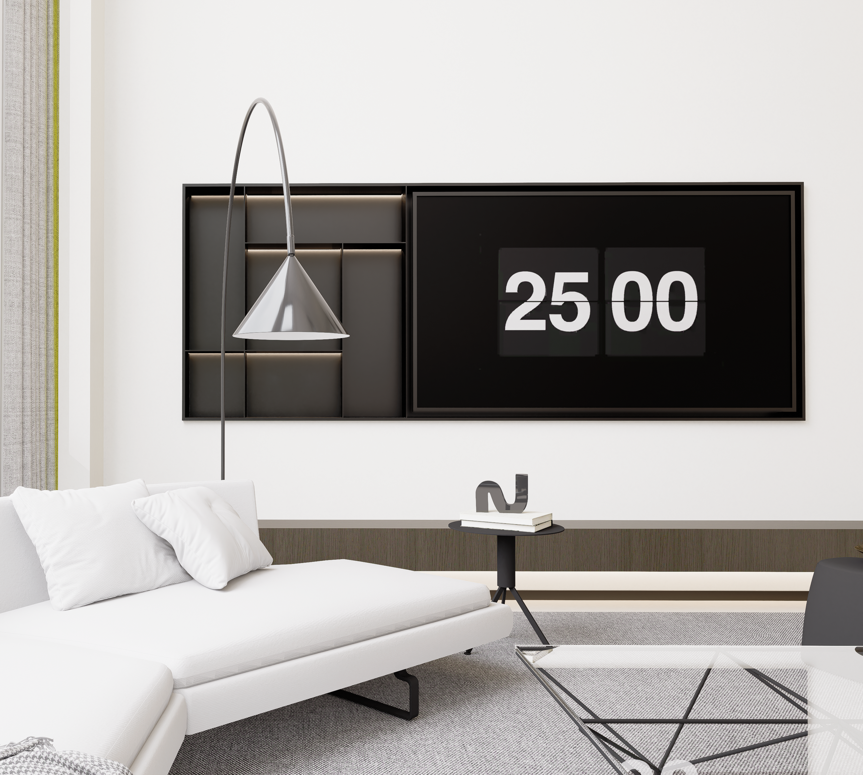 现代风格别墅客厅-4