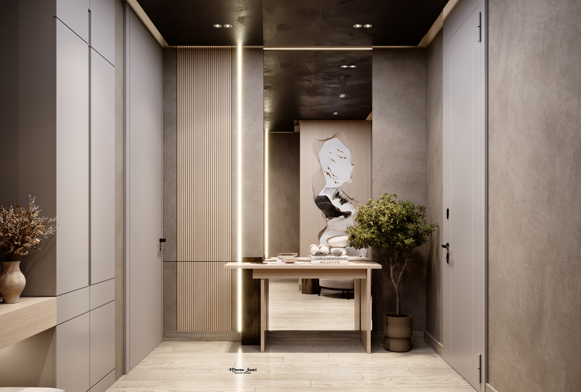 暗色调现代简约公寓丨M A S T E R-27