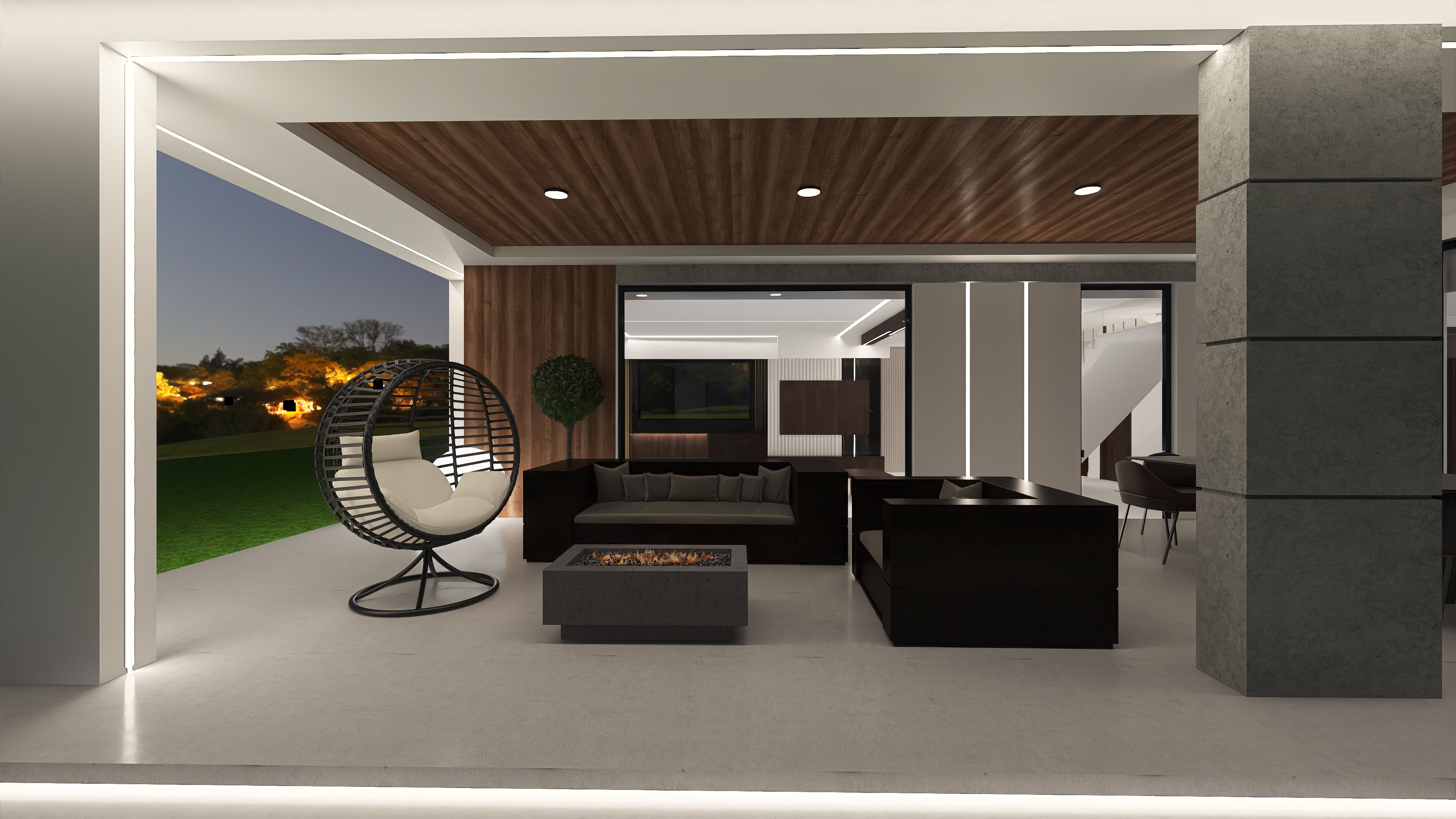 Hiacynt elewacja及露台照明设计-45