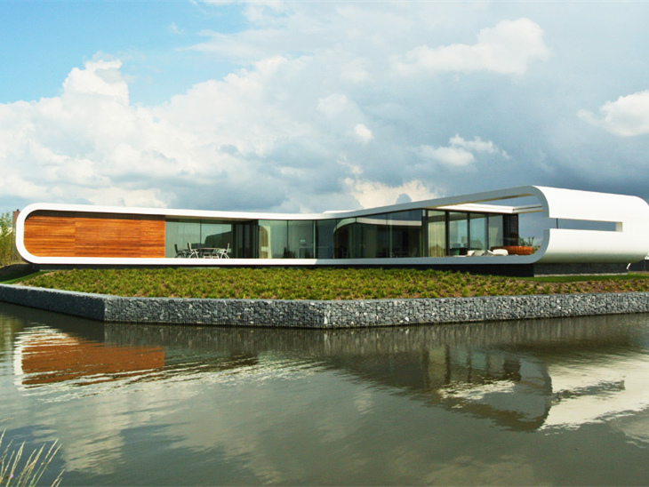 荷兰低矮住宅丨waterstudio-9