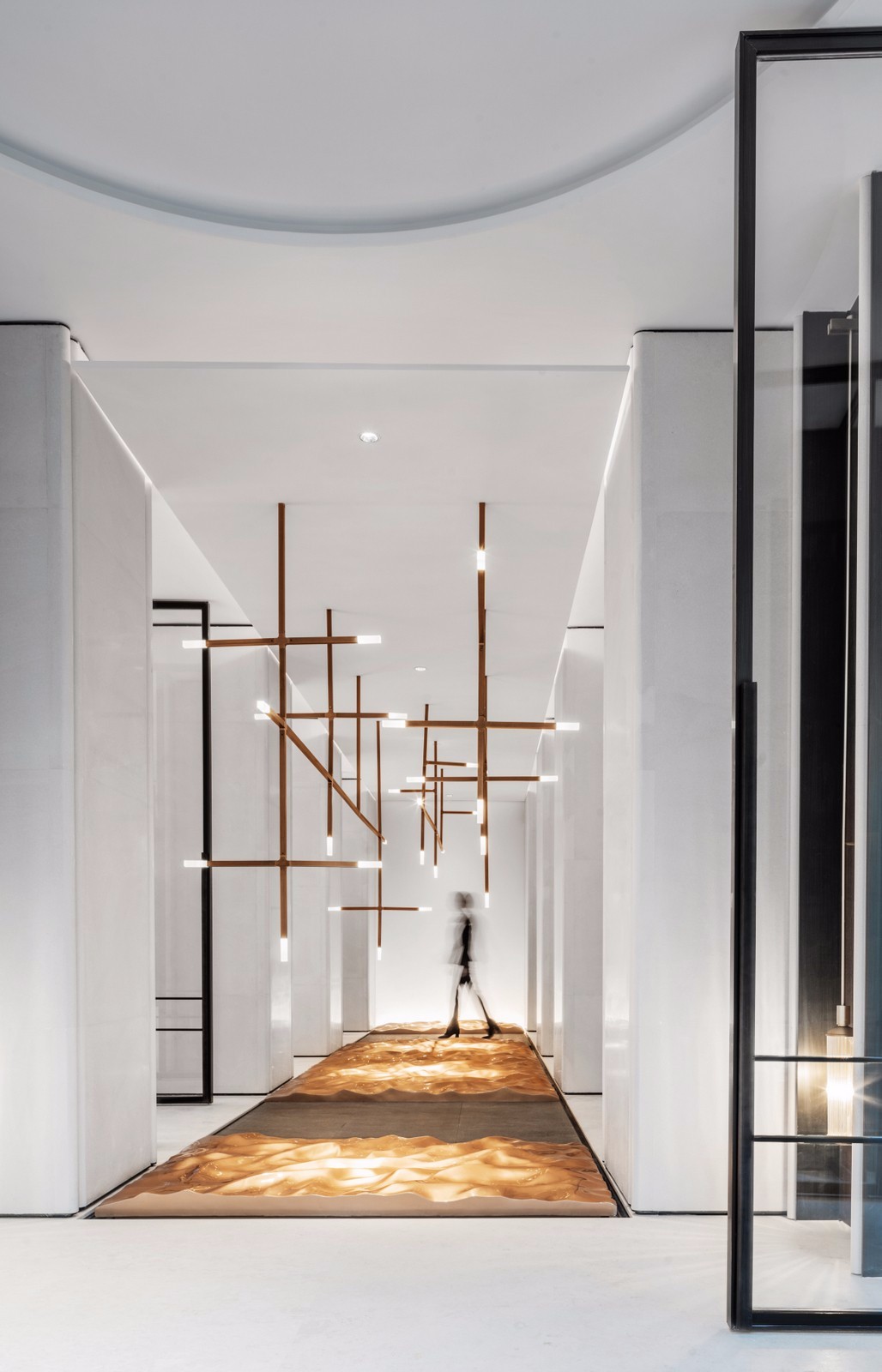 无间设计打造 1200㎡东方摩登营销中心-9