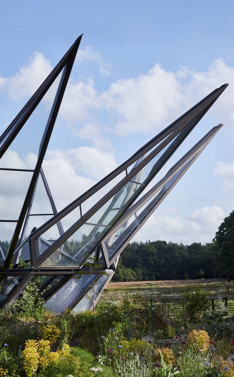 可像花朵般打开的玻璃屋丨英国丨伦敦Heatherwick Studio-23