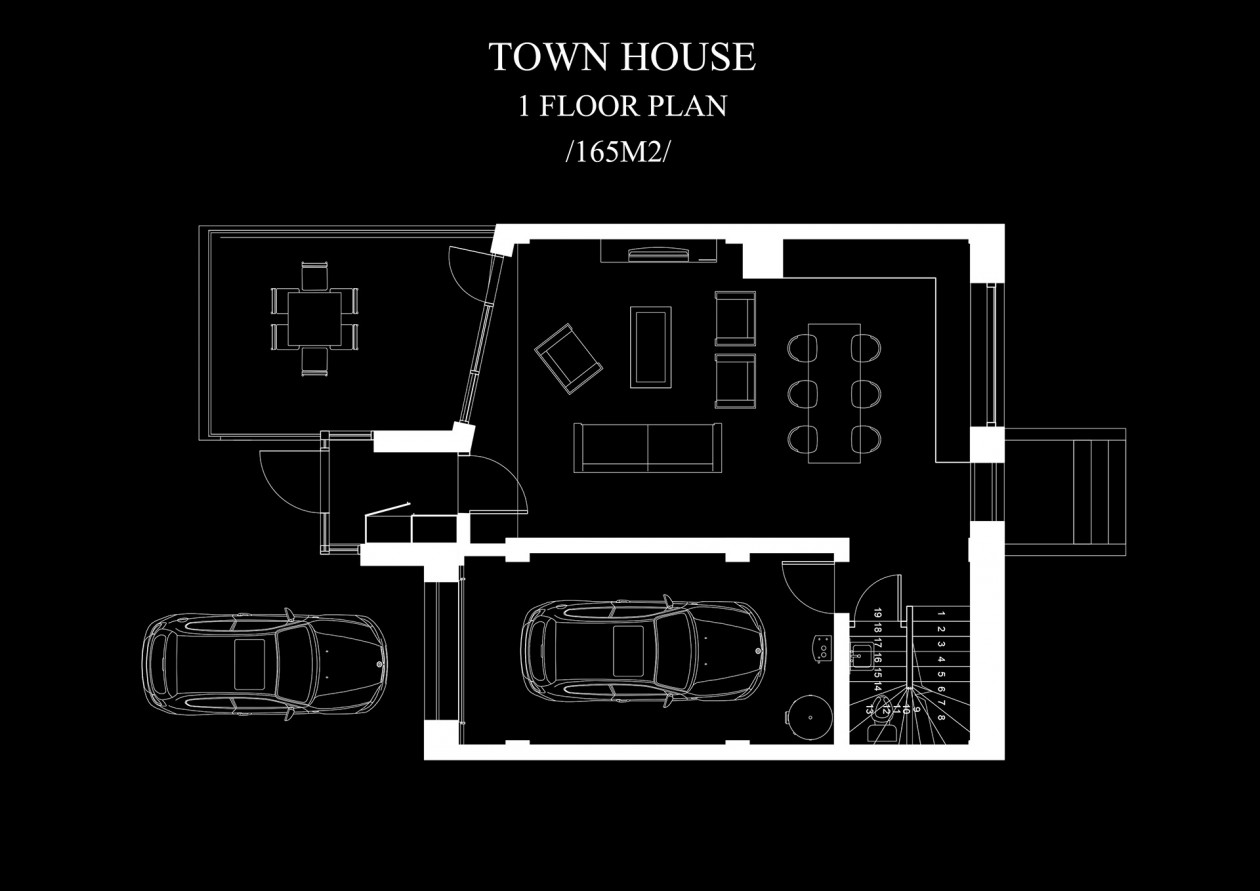 165㎡ 现代简约风别墅设计-0