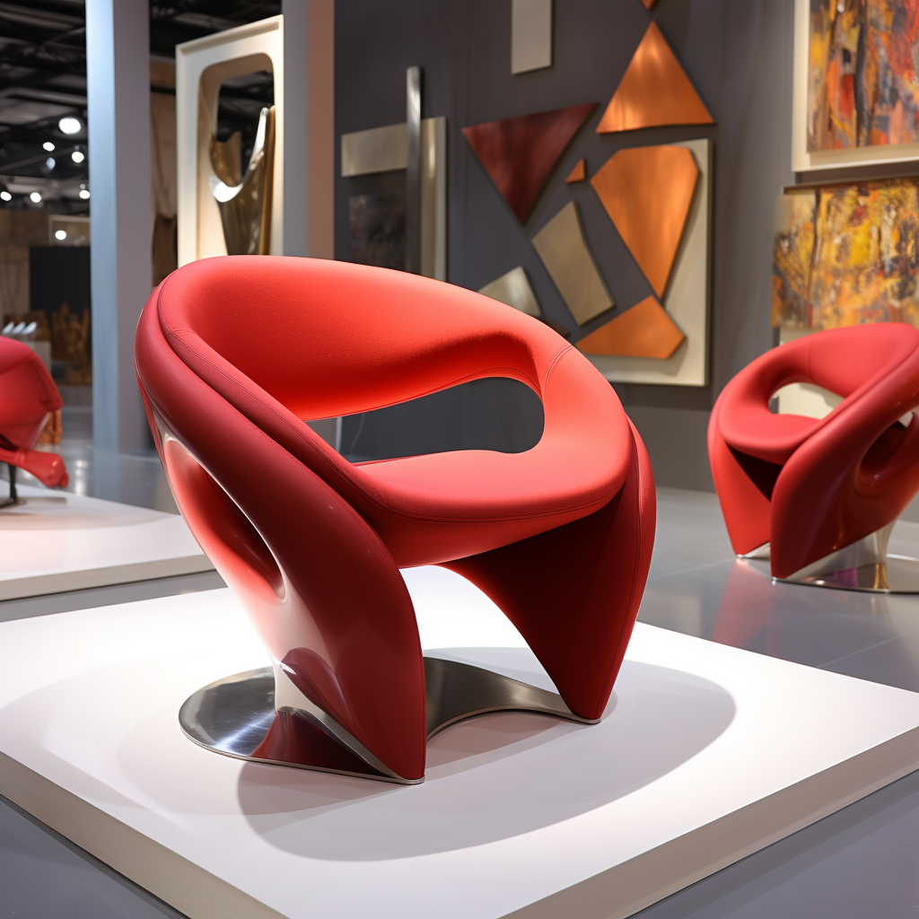 红色异形椅子-22