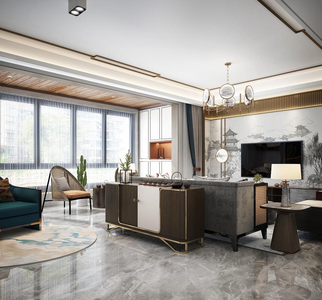 
舞邂庭台烟雨中丨云端点墨设计 -2