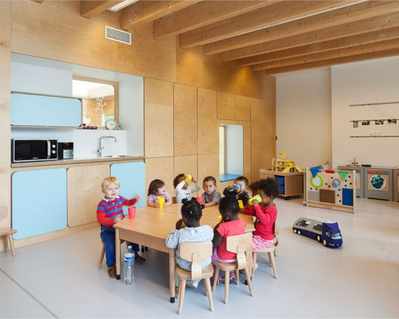 Ukkel的Pluchke儿童日托中心扩建项目丨ZAmpone Architectuur-21