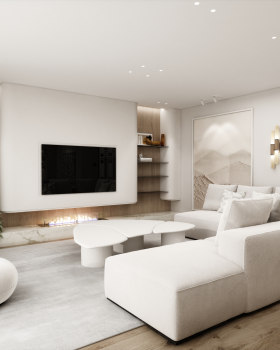 FIRST FLOOR APARTMENT INTERIOR DESIGN IN THERMI, GREECE