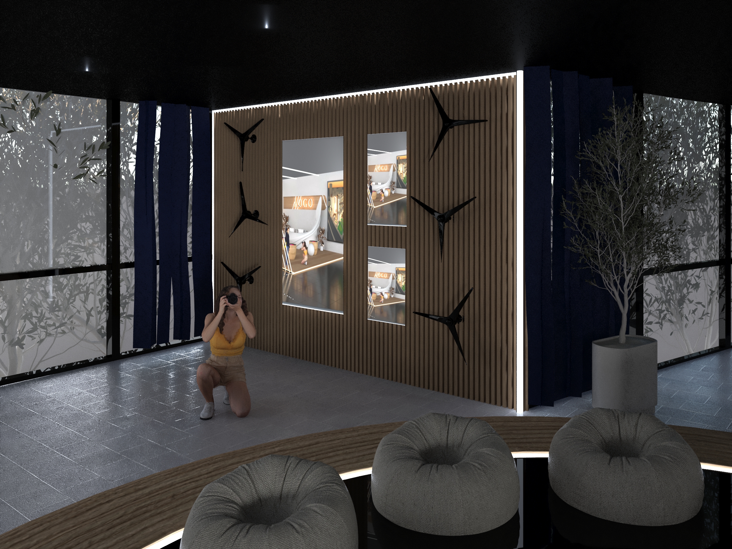 大学楼层室内设计-4