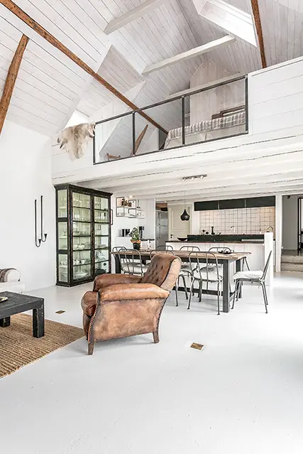 蓝绿色调的法国乡村风格与北欧风室内设计-2