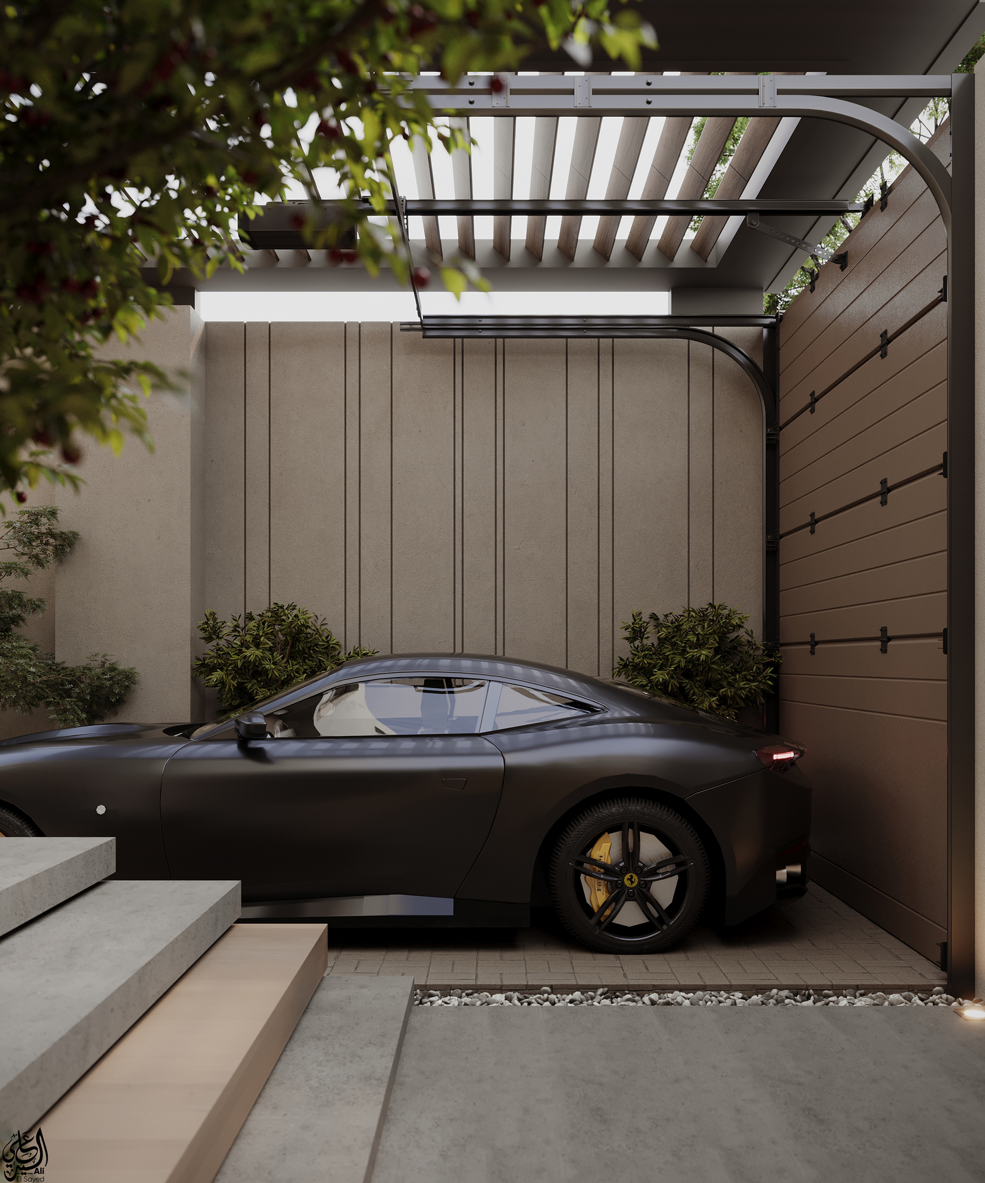 别墅花园景观丨Saudi Arabia-17