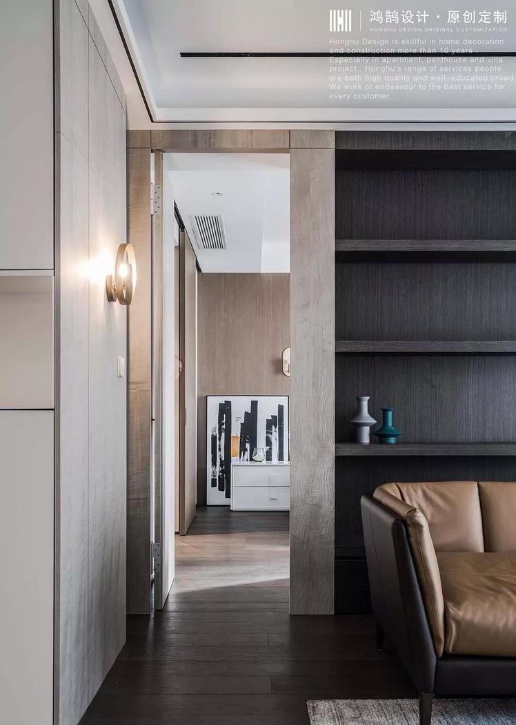 绍兴鸿鹄设计丨现代简约混搭风,优雅呈现高级感-14
