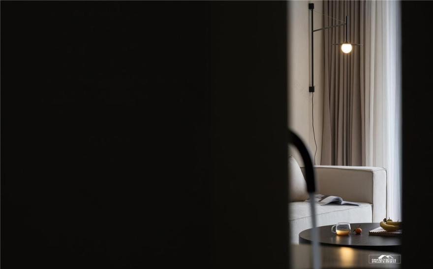 平层暖色调空间设计丨星瀚设计-8