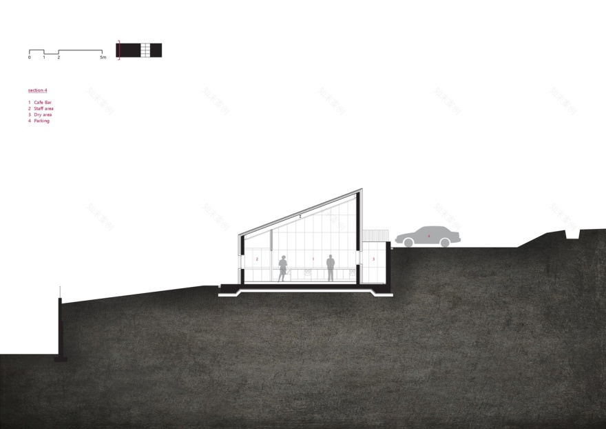 融入自然的简约咖啡馆-98