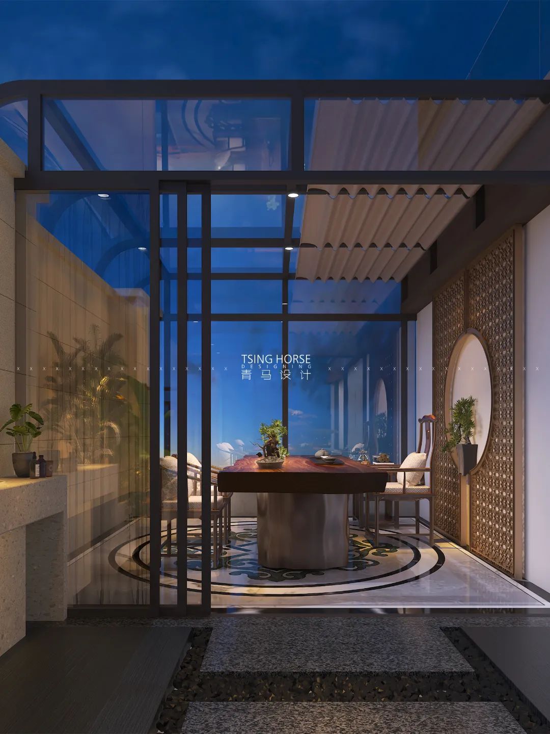 龙湖源著 350㎡现代简约生活空间丨王清玉设计团队-33