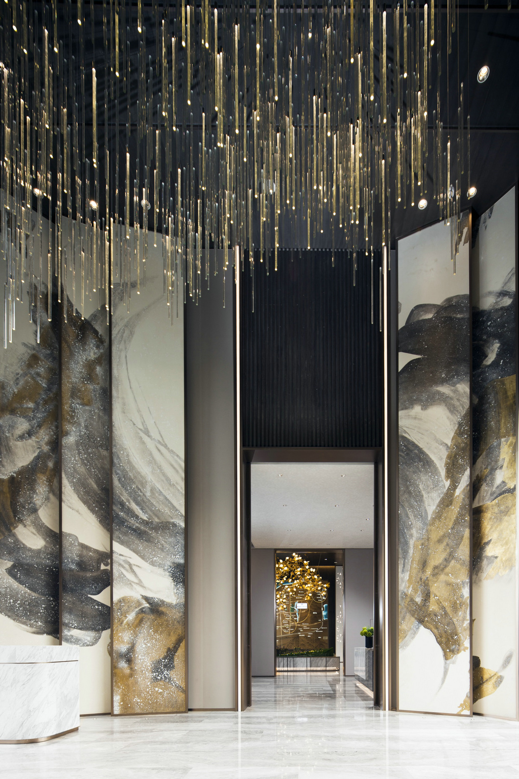 纳沃设计丨济南龙湖景粼原著售楼处-0