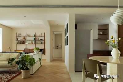 极简中古风家居设计丨云行空间-22