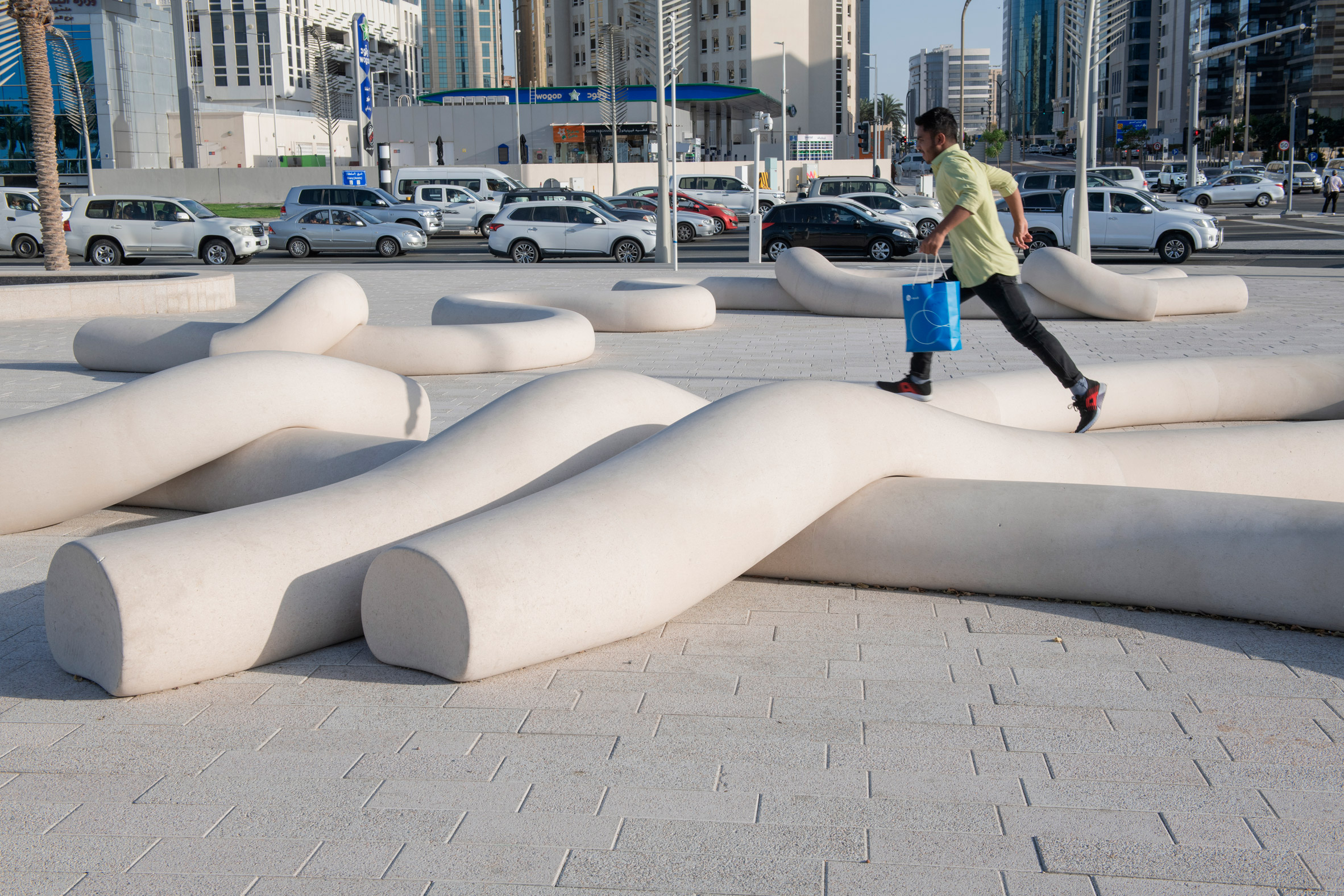 Najla El Zein creates benches "to capture the nuanced experience of being in a public space"-24