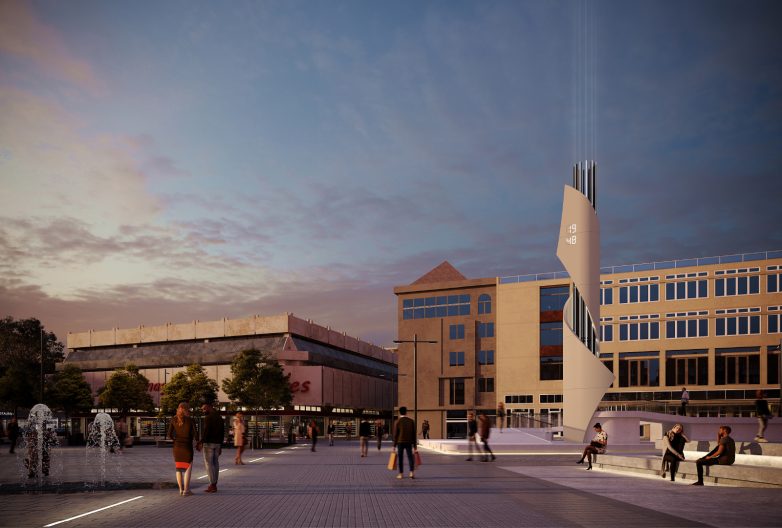 Leskovac新地标螺旋柱设计-24