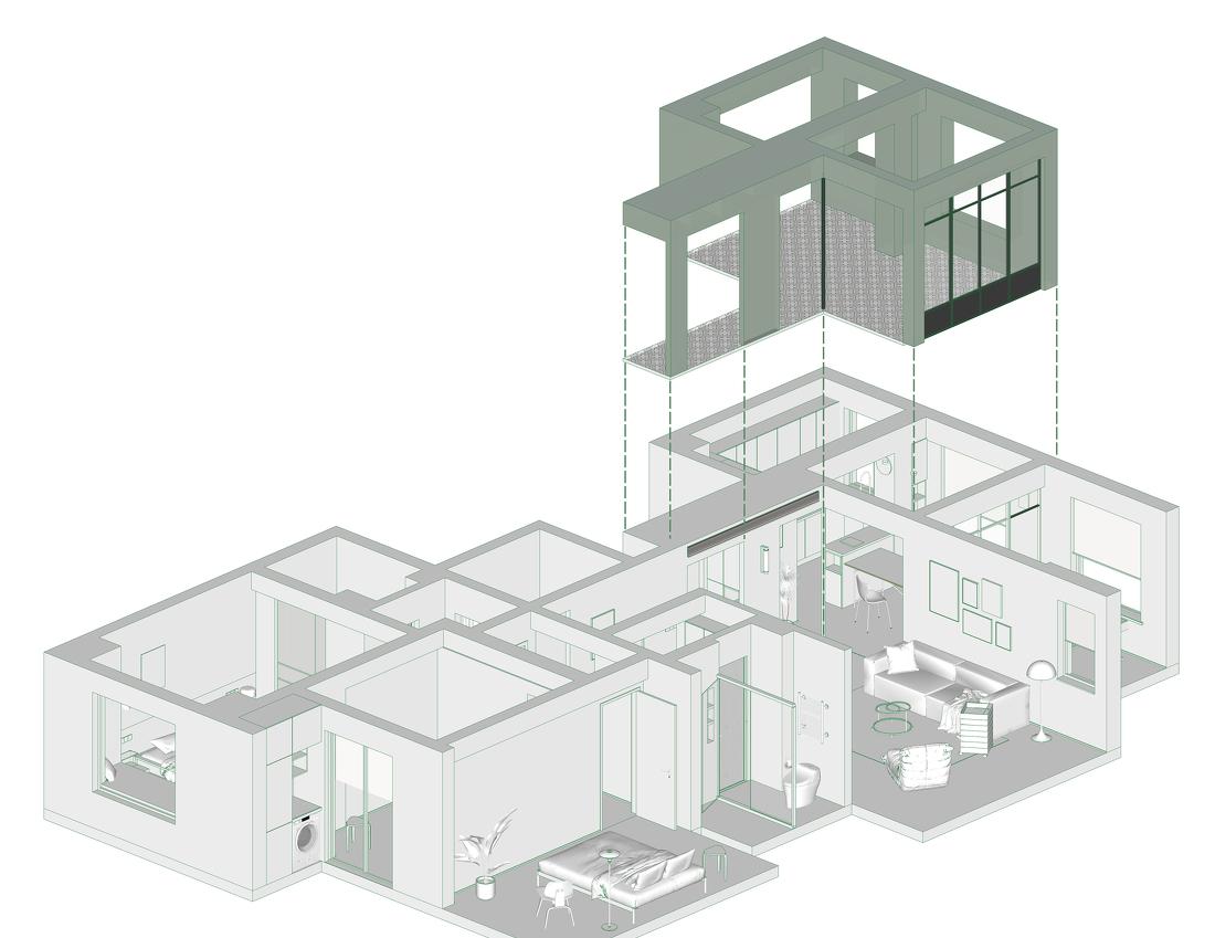 灰绿色住宅 · 为长久居家提供可能-69