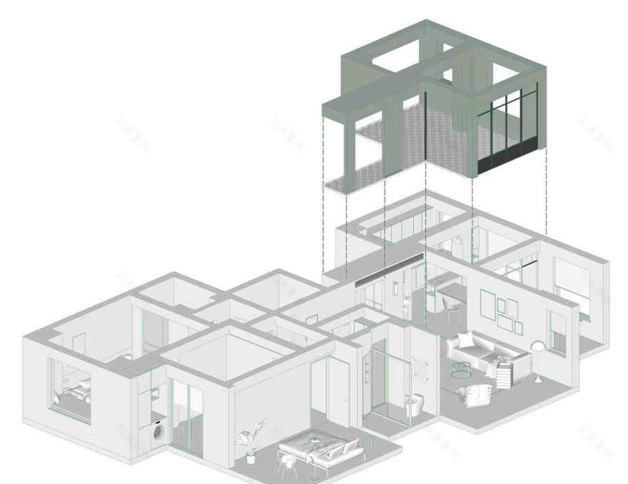 灰绿色住宅 · 为长久居家提供可能-69