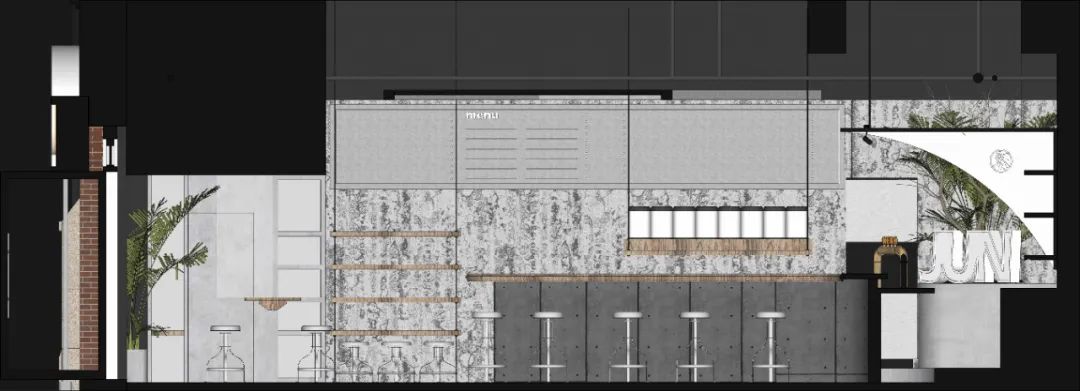 跨界律师的酒吧梦——南京“浚”饮品店设计-148