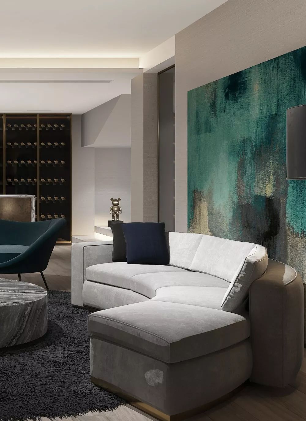 现代苏州万科大家三口之家,轻西式生活空间-55