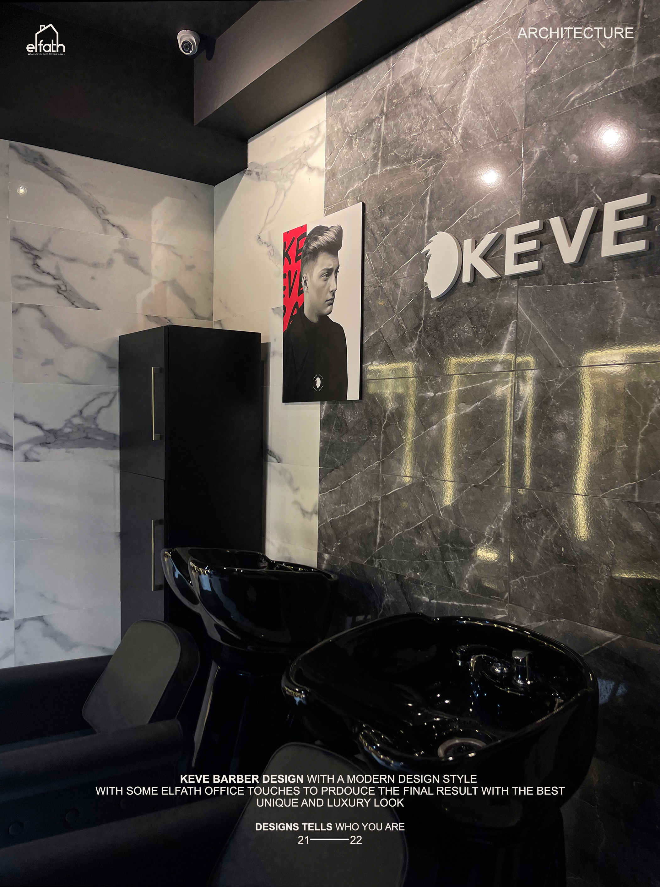 Keve barber - interior design --33