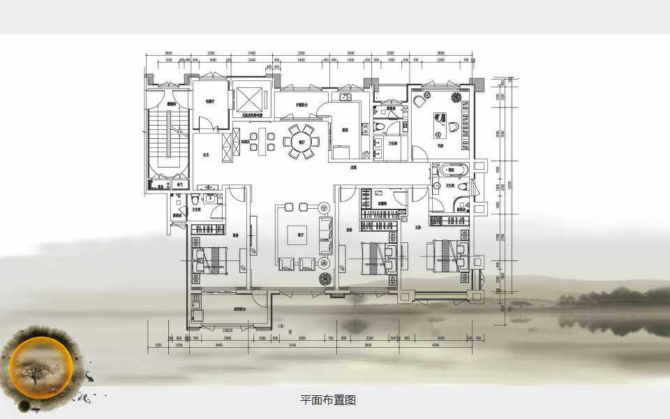 新中式样板间软装落地方案-2