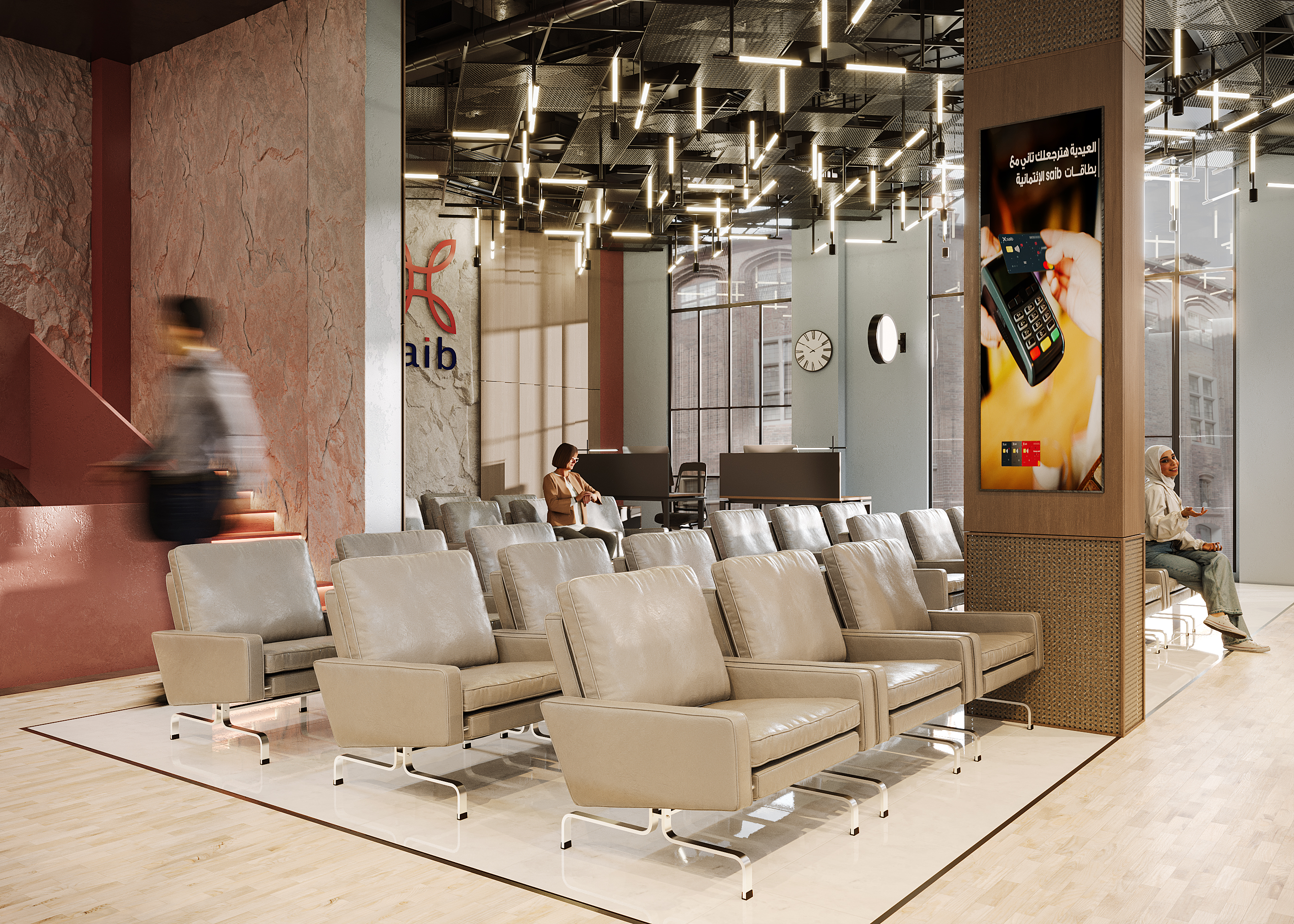 Saib Bank 室内设计丨埃及丨Futuris Architects-17