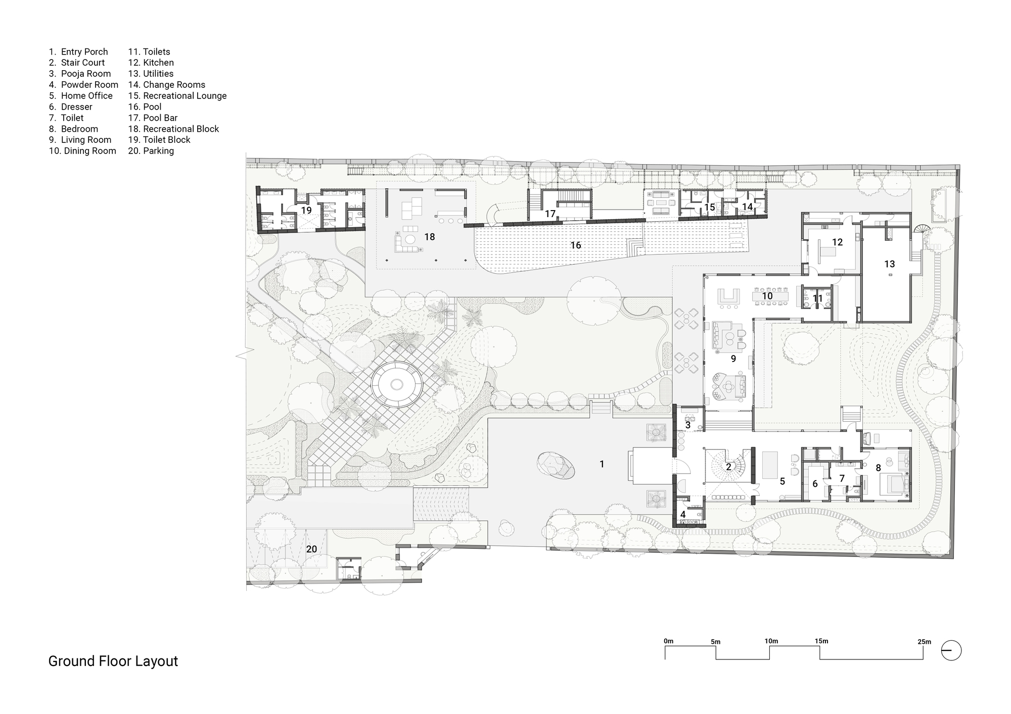 地球与玻璃屋丨印度新德里丨Studio Lotus-53